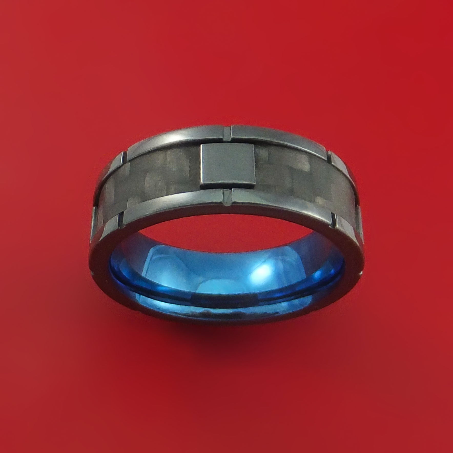 Iron Man Black Tungsten Men's Ring | Vansweden Jewelers